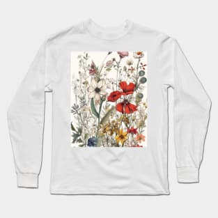 Wildflowers - Botanical Bliss 02 Long Sleeve T-Shirt